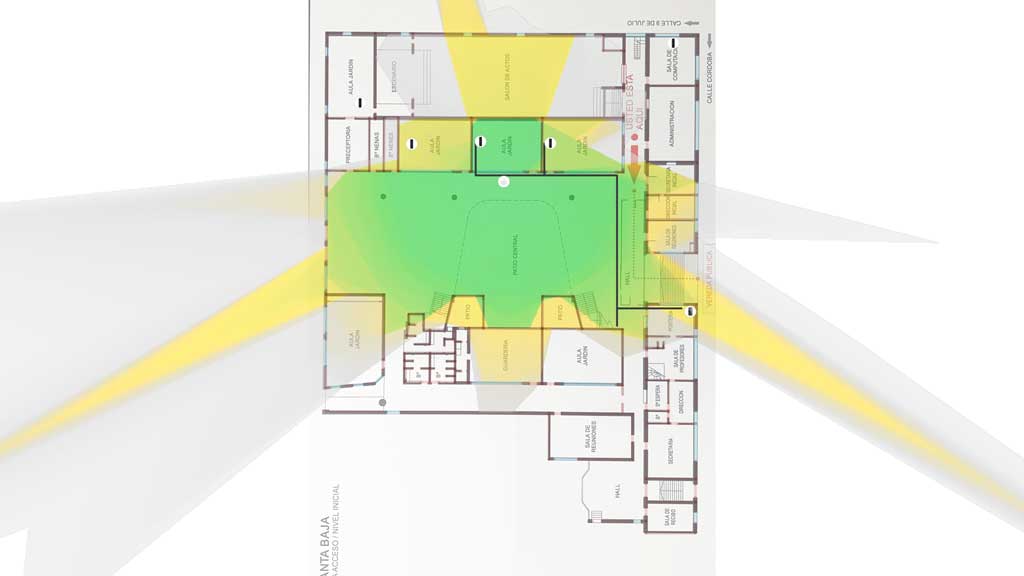 WiFiLink lleva la conexión inalámbrica de alto rendimiento a nuevas escuelas. 5 Colegio Santa Cecilia 1 3