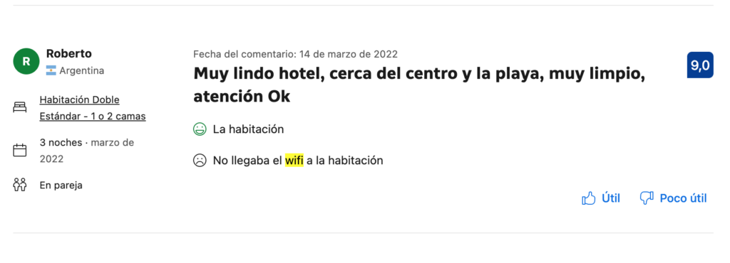 Wifi hotel niken necochea