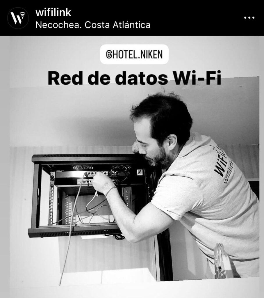 Wifilink Ruijie Networks internet wifi en hotel Niken Necochea.10